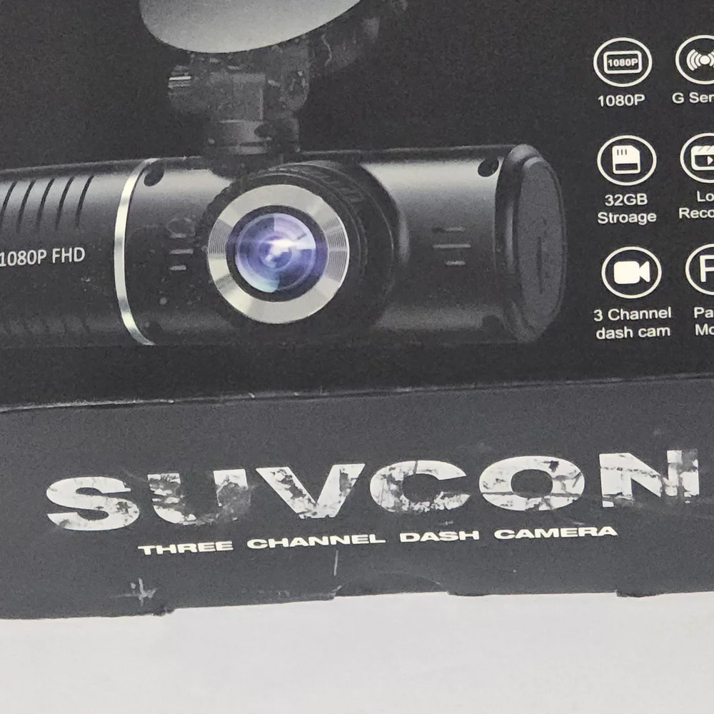 Black Dash Camera with 1080P FHD
